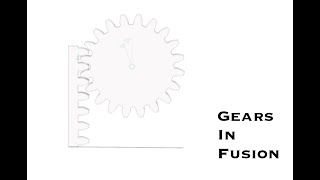building rack pinion gear system in fusion