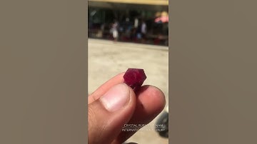 Tinh thể Ruby tự nhiên Lục yên đỏ huyết hiếm có - IRUBY