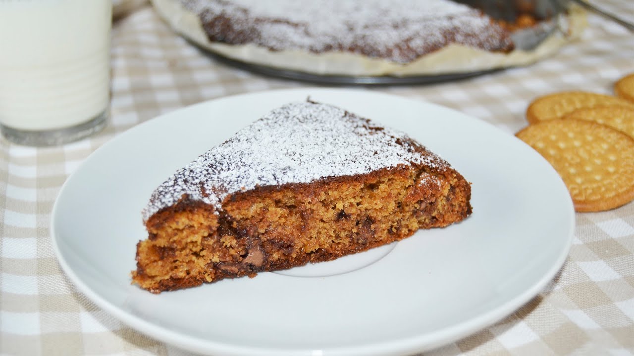 Bizcocho de Galletas María y Chocolate con Leche