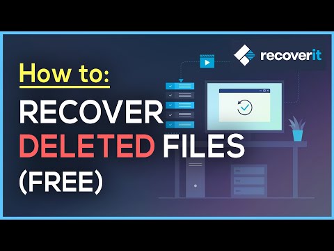 How To RECOVER DELETED FILES Wondershare Recoverit FREE 