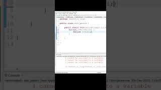 Star pattern in java with nested for loop || #java #shorts