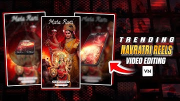 Trending durga puja video editing || navratri reels video editing in VN || durga puja stetus reels