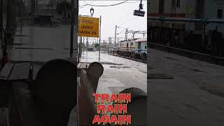 Rainy Train Station