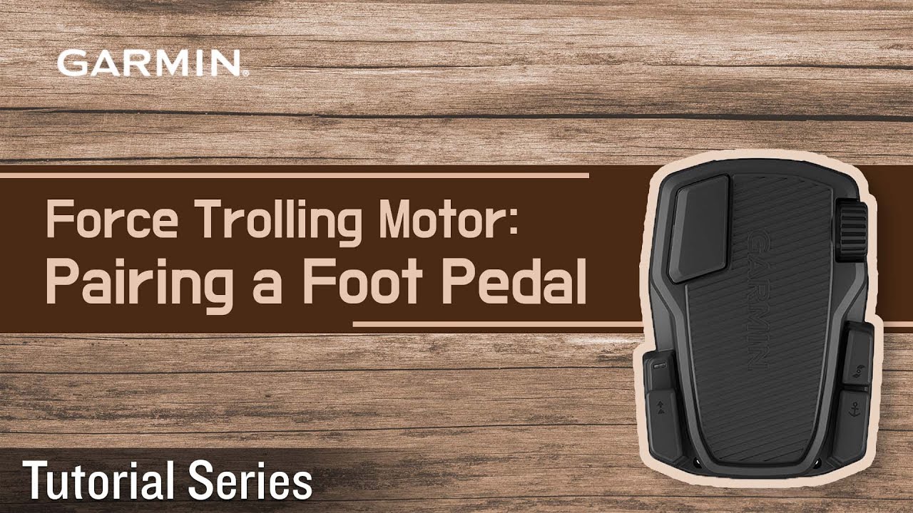 Tutorial How to pair a Foot Pedal with a Force Trolling Motor YouTube