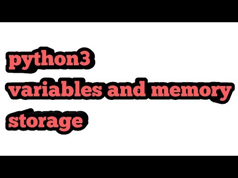 python: variables and memory storage hindi lectures