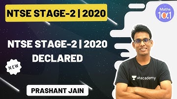 NTSE Stage 2 2020 Dates Declared | Latest News | Maths 101 | Prashant Jain