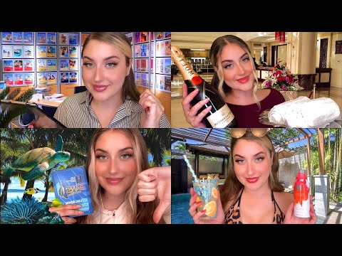 ASMR Deutsch XXXL Luxus Traumreise Travel Agency Flight Attendant Hotel Check In Spa Roleplay