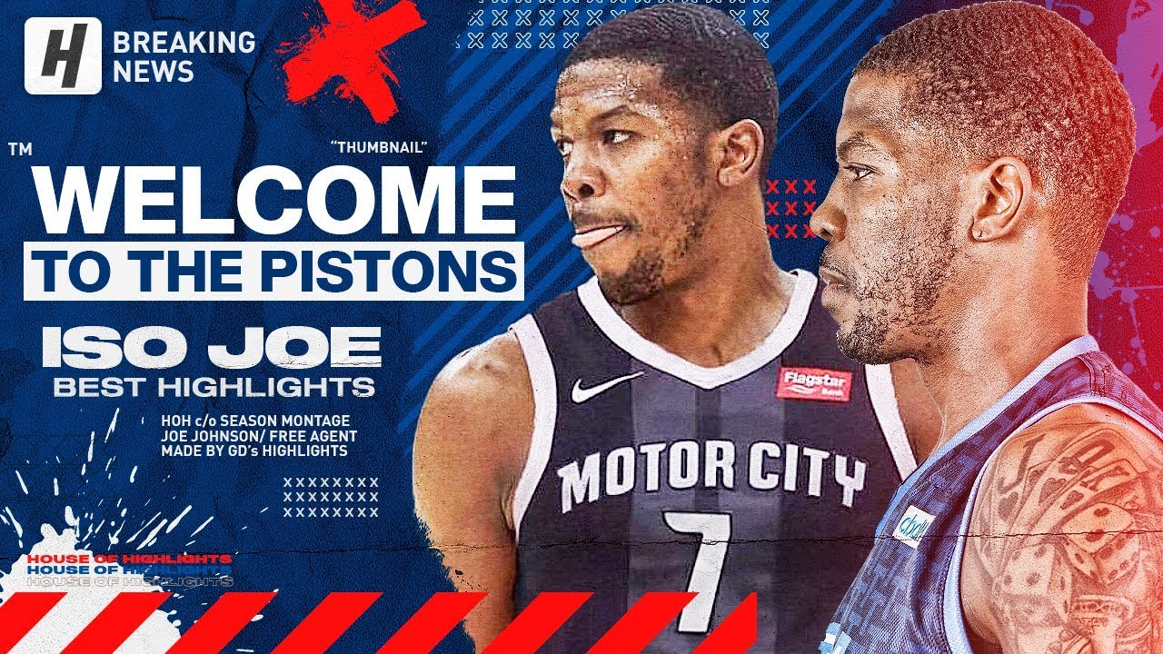 Detroit Pistons agree to deal with Big3 MVP Joe Johnson