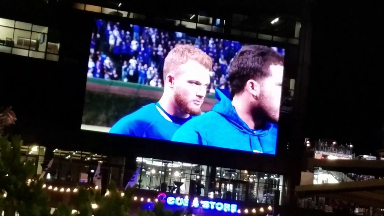 Cubs Dodgers National Anthem 20171018 YouTube