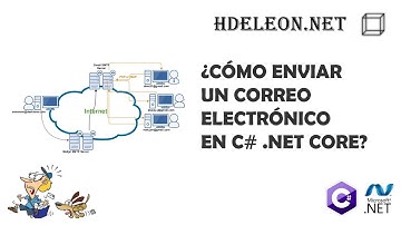 ¿Cómo enviar un correo electrónico en C# .Net Core? | Gmail