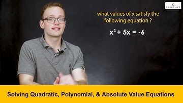 SAT Math: Solving Quadratic, Polynomial, & Absolute Value Equations