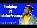 The Pledge Process vs The Intake Process | NPHC Advice | Corey Jones