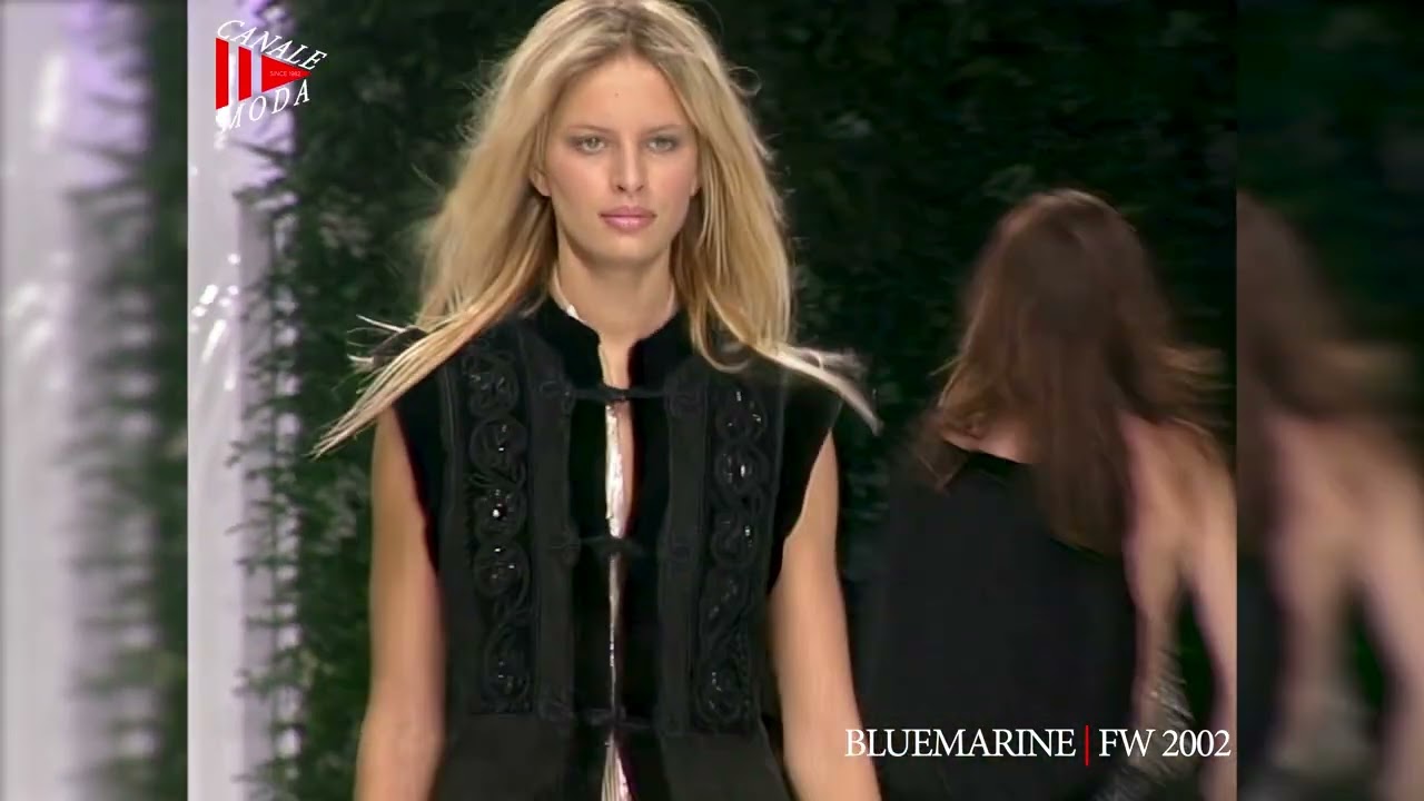 BLUMARINE Осень-Зима 2002 Милан 4K - Fashion Channel