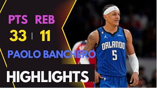 Paolo Banchero Highlight (Orlando Magic vs Miami Heat October 23, 2024)