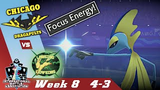 Focus Energy Inteleon, THE CHEAT CODE!โIBA Season 2 Week 8โChicago Dragapults Vs. Lansing Leafeons