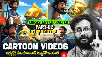 Create animated telugu story using free ai tools | how to create cartoon animation videos in telugu