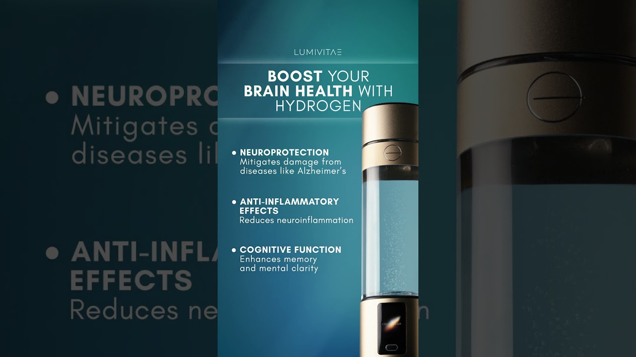 Boost Your Brain Health With Hydrogen Water!  