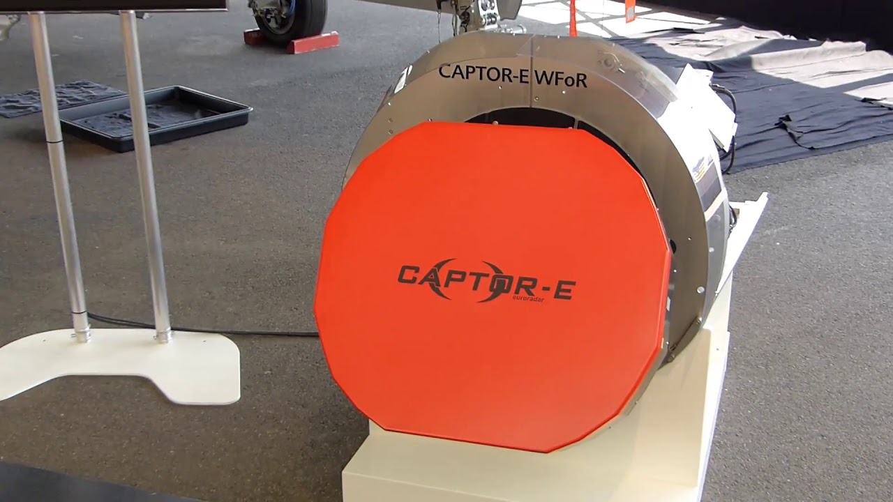 ILA2016   Eurofighter EF2000 Typhoon CAPTOR E Radar Demonstrator Mockup clip1