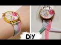 How to make watch band | Diy Friendship bracelet  watch band