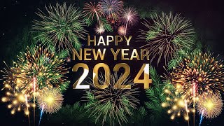 Happy New Year 2024 Wishes Blue Screen and Black Screen Video Effects HD screenshot 3