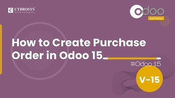 How to Create a Purchase Order in Odoo 15 | Odoo 15 Purchase | Odoo 15 Enterprise Edition