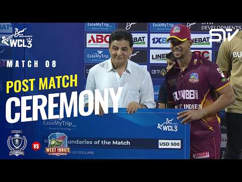 Post-Match Ceremony! 🏆 | England Champions vs West Indies Champions | Match 08 | WCL 2026 | M9O1T