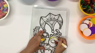 Roylco R52081 “Mardi Gras Color Diffusing Fold-Up Mask” Video Guide