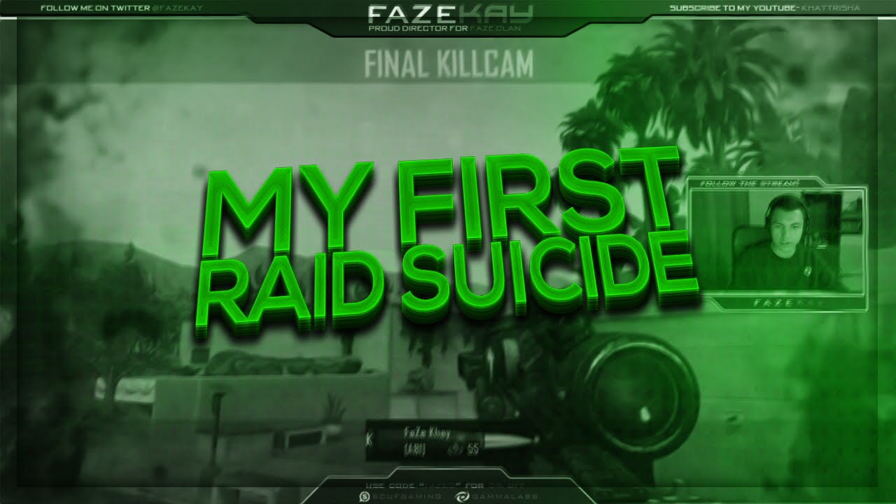 FIRST RAID SUICIDE!! (Killcam And Hitmarker)