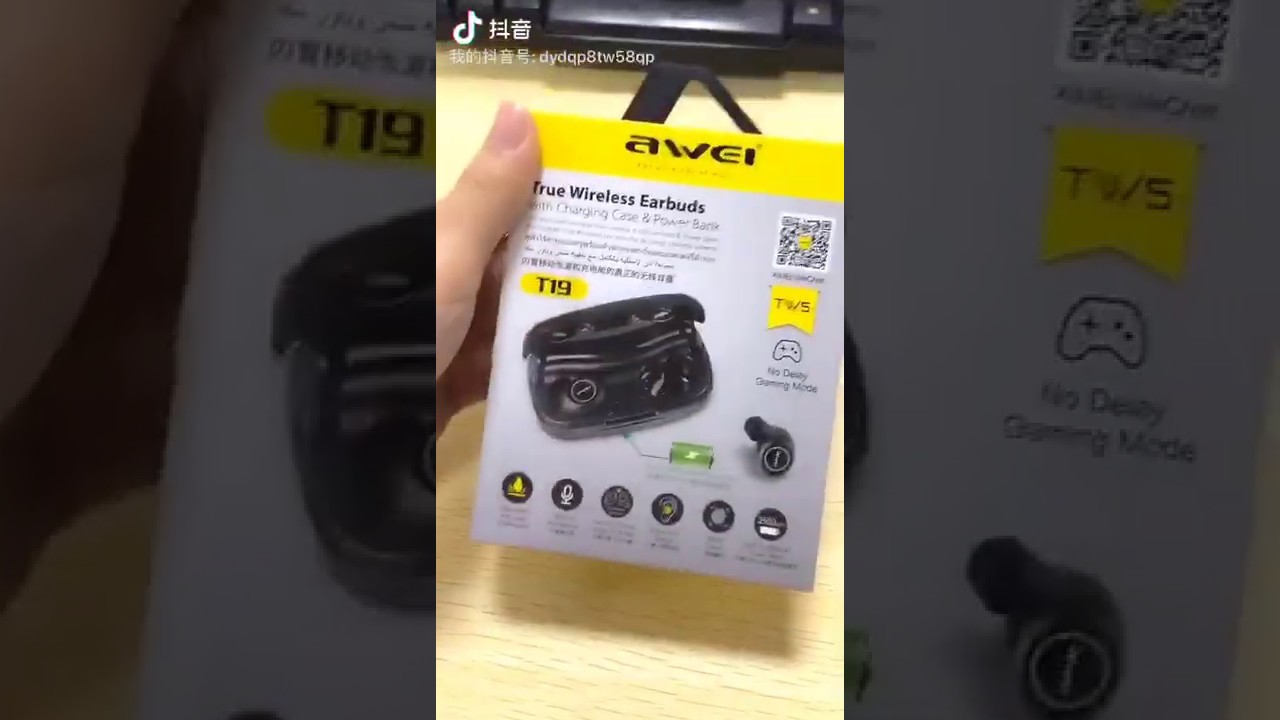 AWEI T19 TWS Earbuds 2500mAh Charging Your Phone !