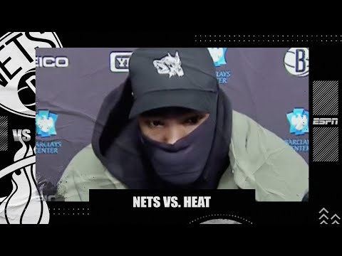 Kevin Durant credits the Nets' defense for win vs. Heat, talks James Harden fitting in | NBA on ESPN