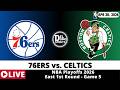 PHILADELPHIA 76ERS VS BOSTON CELTICS 🏀 NBA Playoff Game Score Radio Play-by-Play