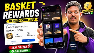 Basket Rewards App Real or Fake? 😱 Withdrawal Proof | Redeem Code | Full Review  screenshot 4
