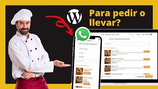 Como crear una plataforma para PEDIDOS DE COMIDA  por WHATSAPP | Wordpress