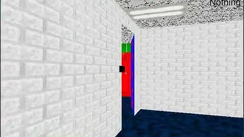 Playtime in an Earlier Build of Baldi