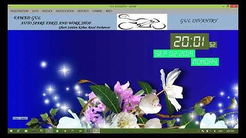 Windows form application POS System C# visual studio Gul invantry