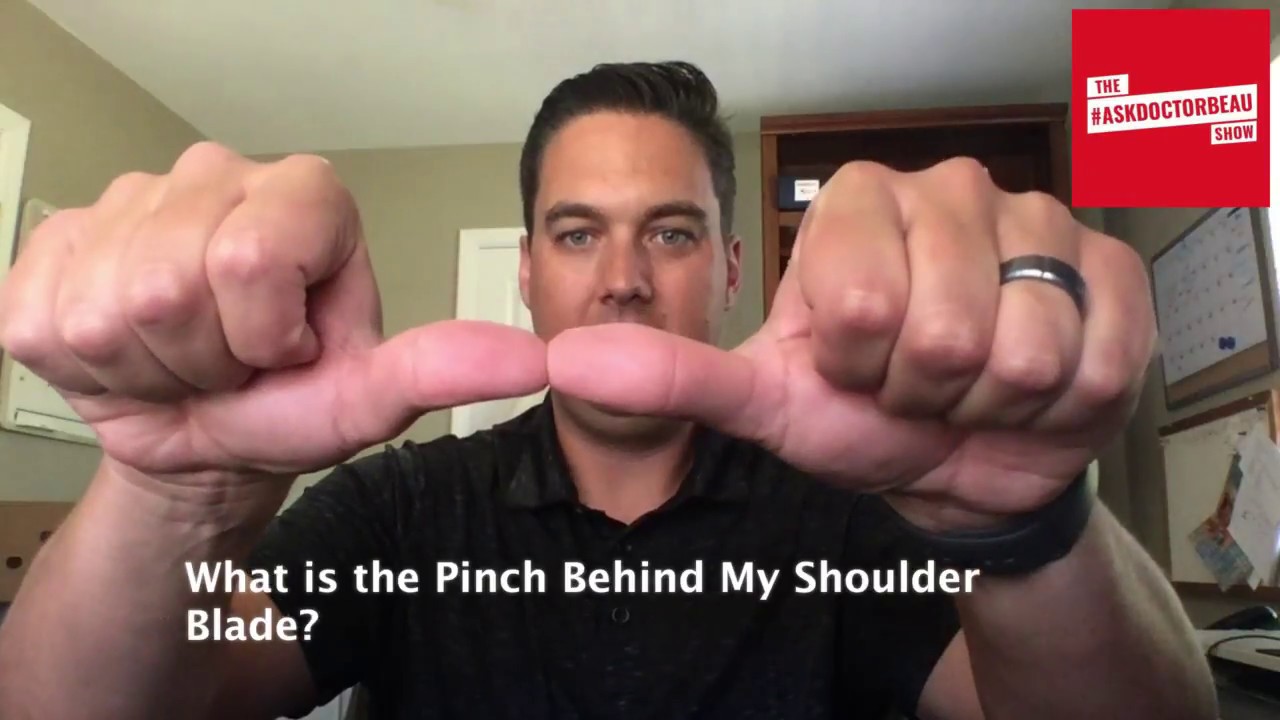 Man With A Sharp Pain Behind Shoulder Blade After Working Out YouTube Man With A Sharp Pain Behind Shoulder Blade After Working Out YouTube