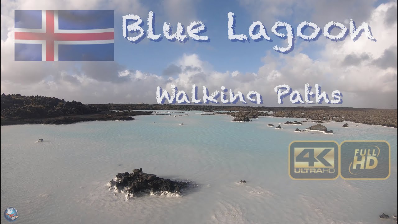 Blue Lagoon Outdoor Walking Path Iceland — blue lagoon, Iceland — video poster