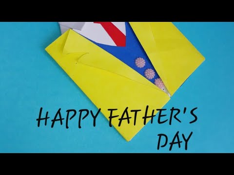 HOW TO MAKE FATHER'S DAY CARD // STEP BY STEP - YouTube