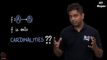 Cardinality condition in Onto function   Part 1 mod05lec186