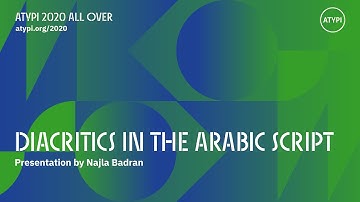Diacritics in the Arabic Script | Najla Badran | ATypI All Over 2020