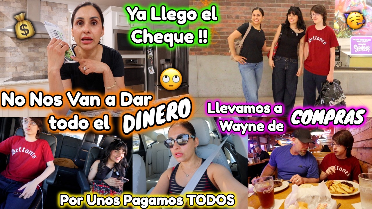 Llego el CHEQUE de la Aseguranza😃No Nos van a Dar Todo el DINERO😏Compras de CUMPLEAñOS en el MALL🥳🛍️