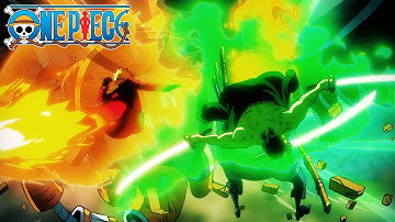 Zoro and Sanji Team Attack King and Queen | One Piece