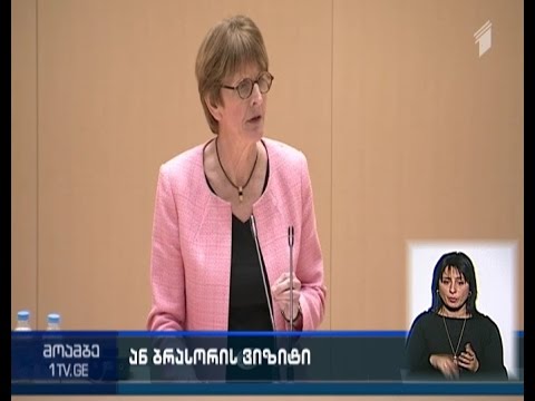 ევროპის საბჭოს საპარლამენტო ასამბლეის პრეზიდენტი საქართველოს პარლამენტში სიტყვით წარდგა