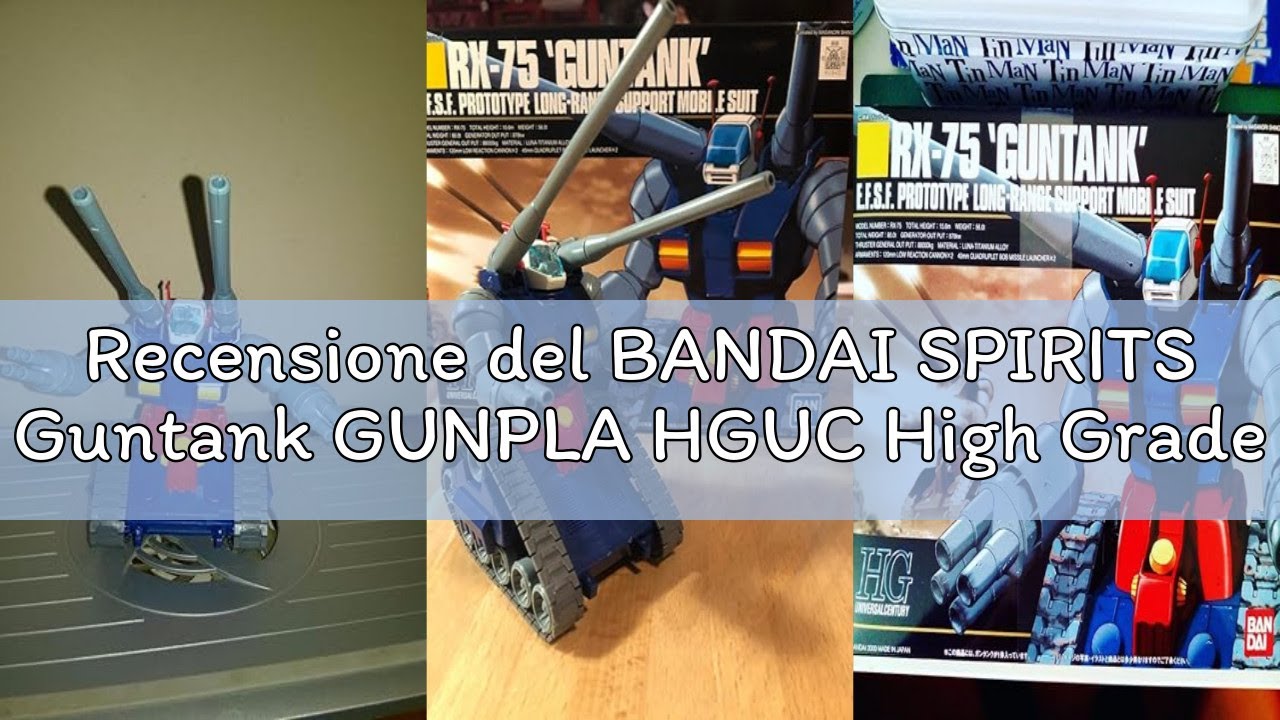 HGUC GUNTANK 1/144 | BANDAI MODEL KIT GUNDAM | MODELOS DE GUNDAM