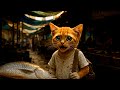 рыжий кот котоштейн в детстве в деревне индия