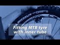 How to Mount a  Michelin MTB Tire With Inner Tube - Michelin Bike