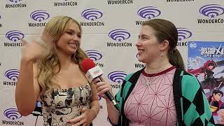 Natalie Alyn Lind Interview | Justice League x RWBY Premiere | Wondercon 2023