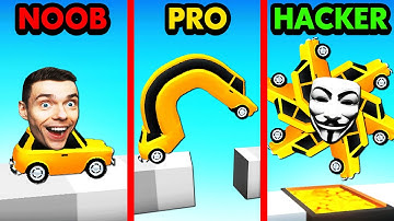 NOOB vs PRO vs HACKER WORM CAR