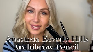 Natural Brow Tutorial Anastasia Beverly Hills ArchiBrow Pencil #makeup #brows #over40