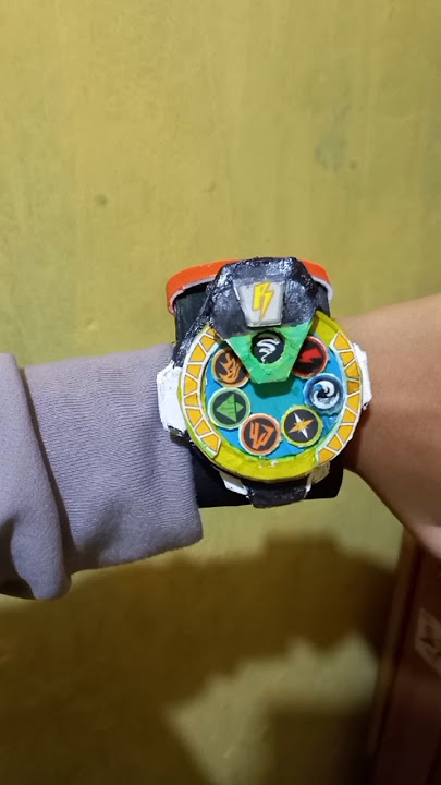 DIY JAM TANGAN KUASA BOBOIBOY DARI BUSA ATI?!!! #boboiboy #jamtanganboboiboy #diy #jamkuasaboboiboy